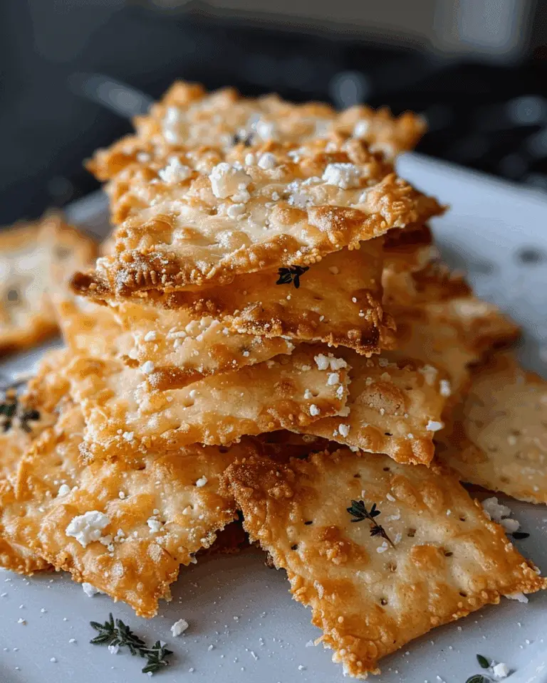 2-Ingredient Cottage Cheese Crackers