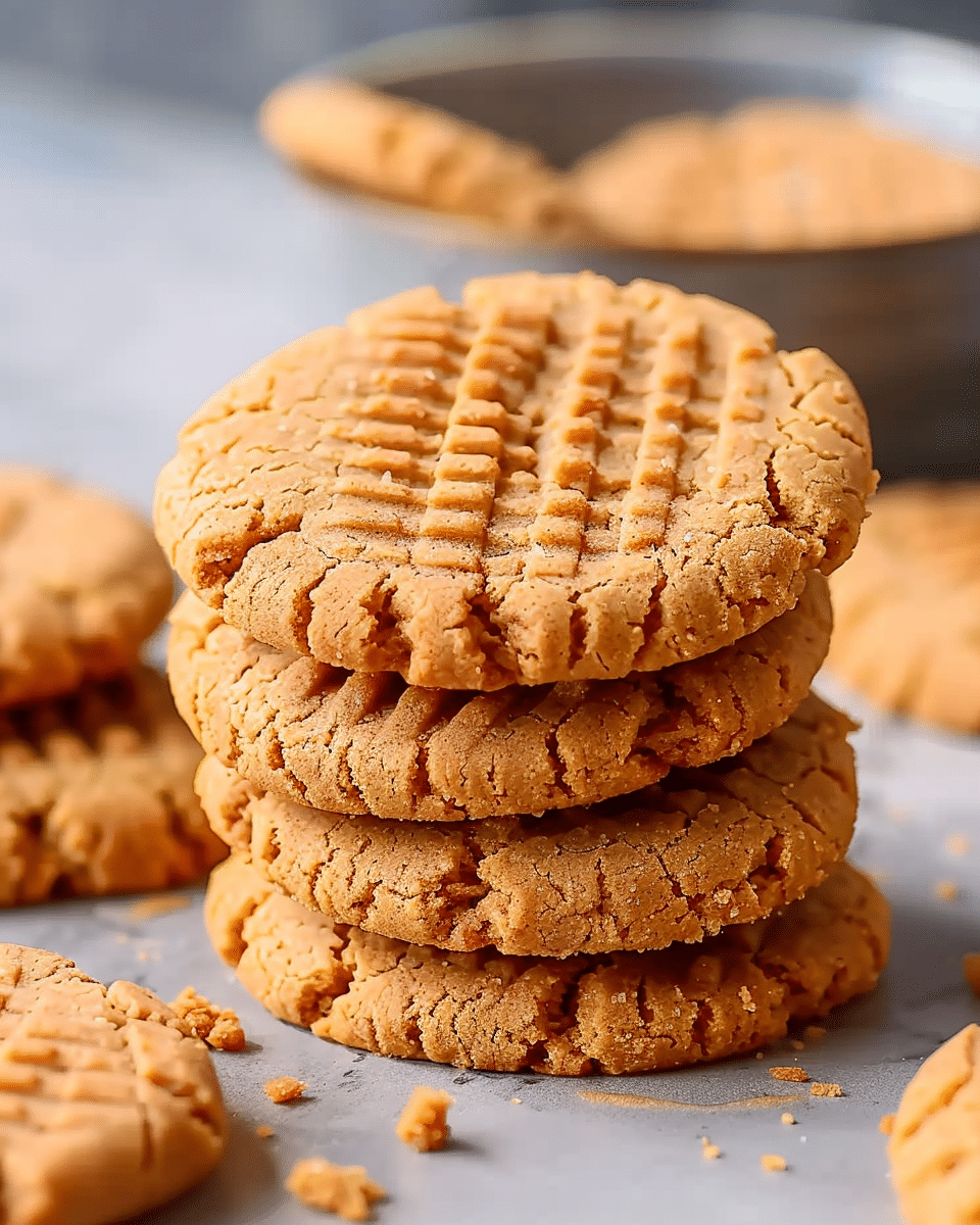3-Ingredient Peanut Butter Cookies