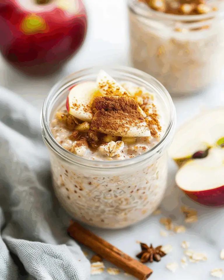 Apple Cinnamon Overnight Oats