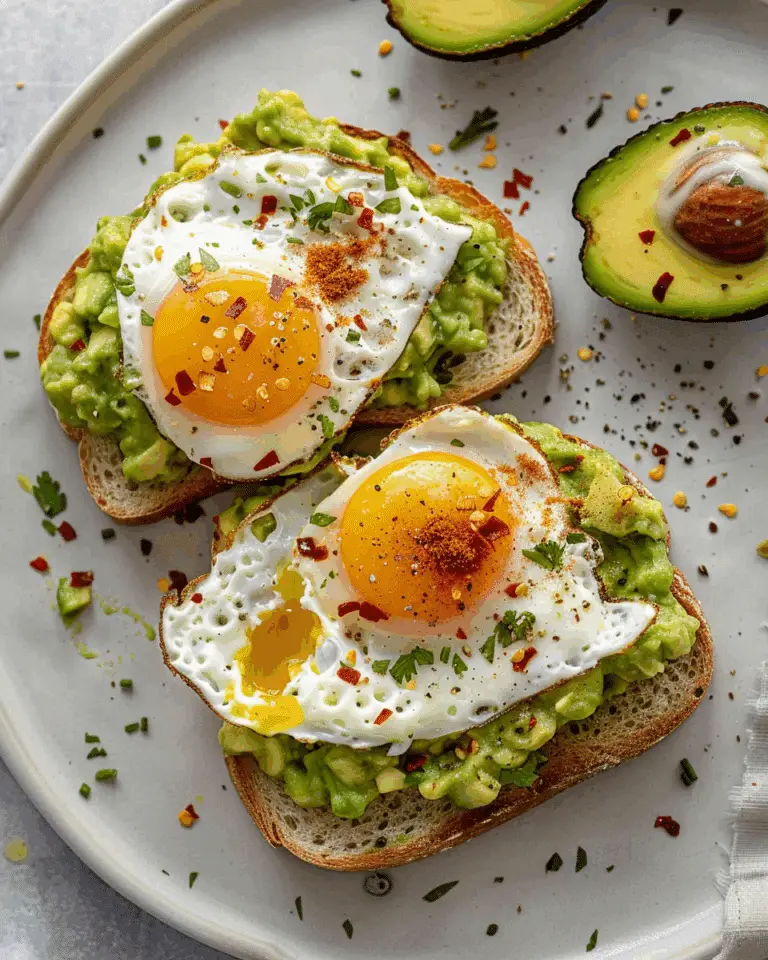 Avocado Toast With Egg