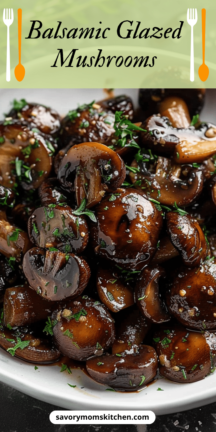 Balsamic Roasted Mushrooms | Savory Mom Kitchen