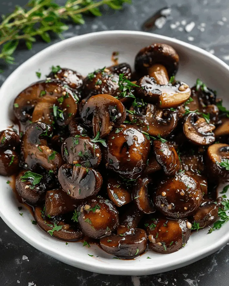 Balsamic Roasted Mushrooms