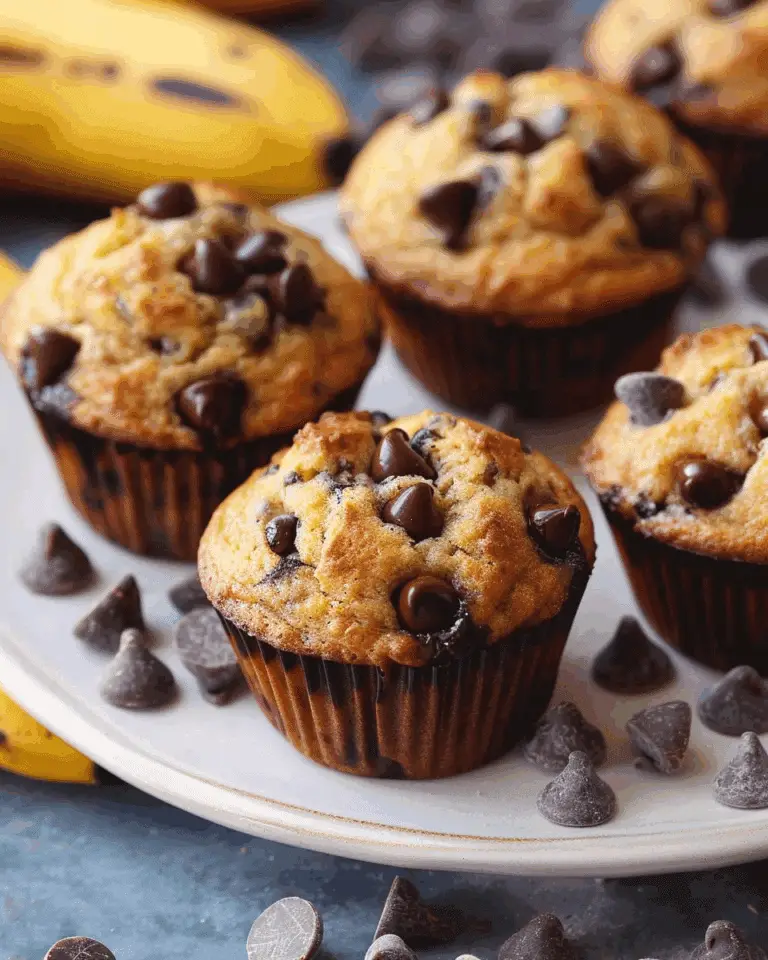 Banana Chocolate Chip Muffins