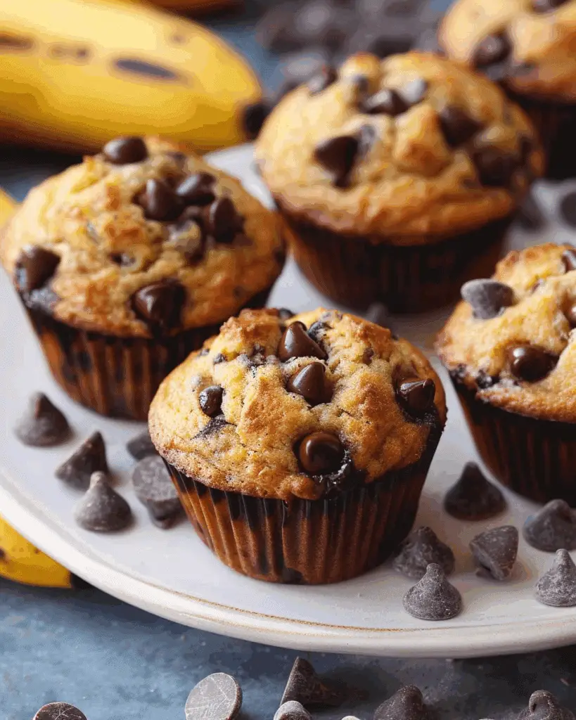 Banana Chocolate Chip Muffins