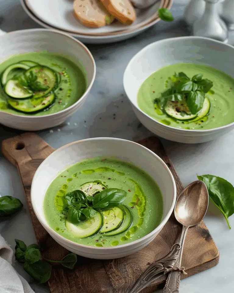 Basil Zucchini Soup
