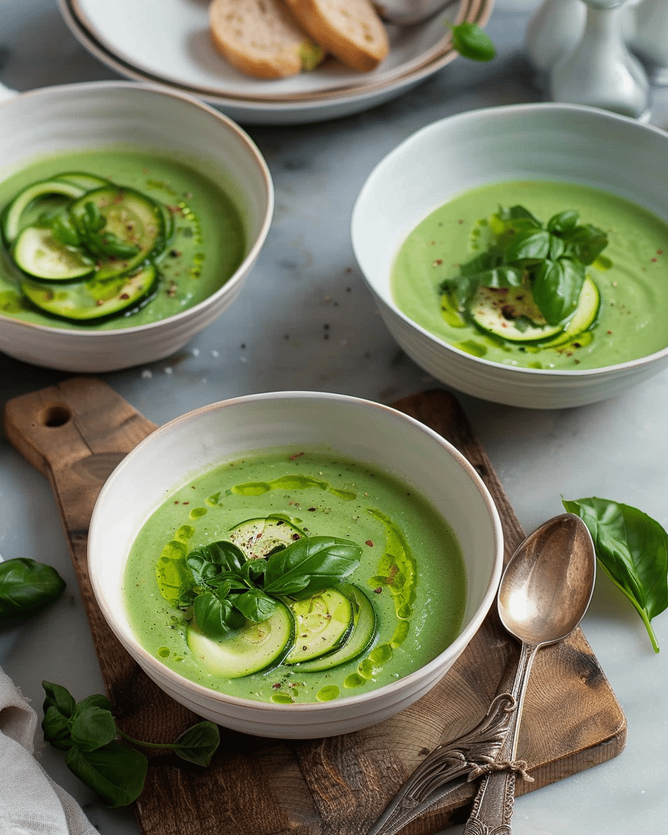 Basil Zucchini Soup