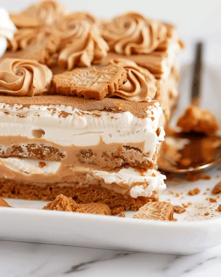 Biscoff Icebox Cake