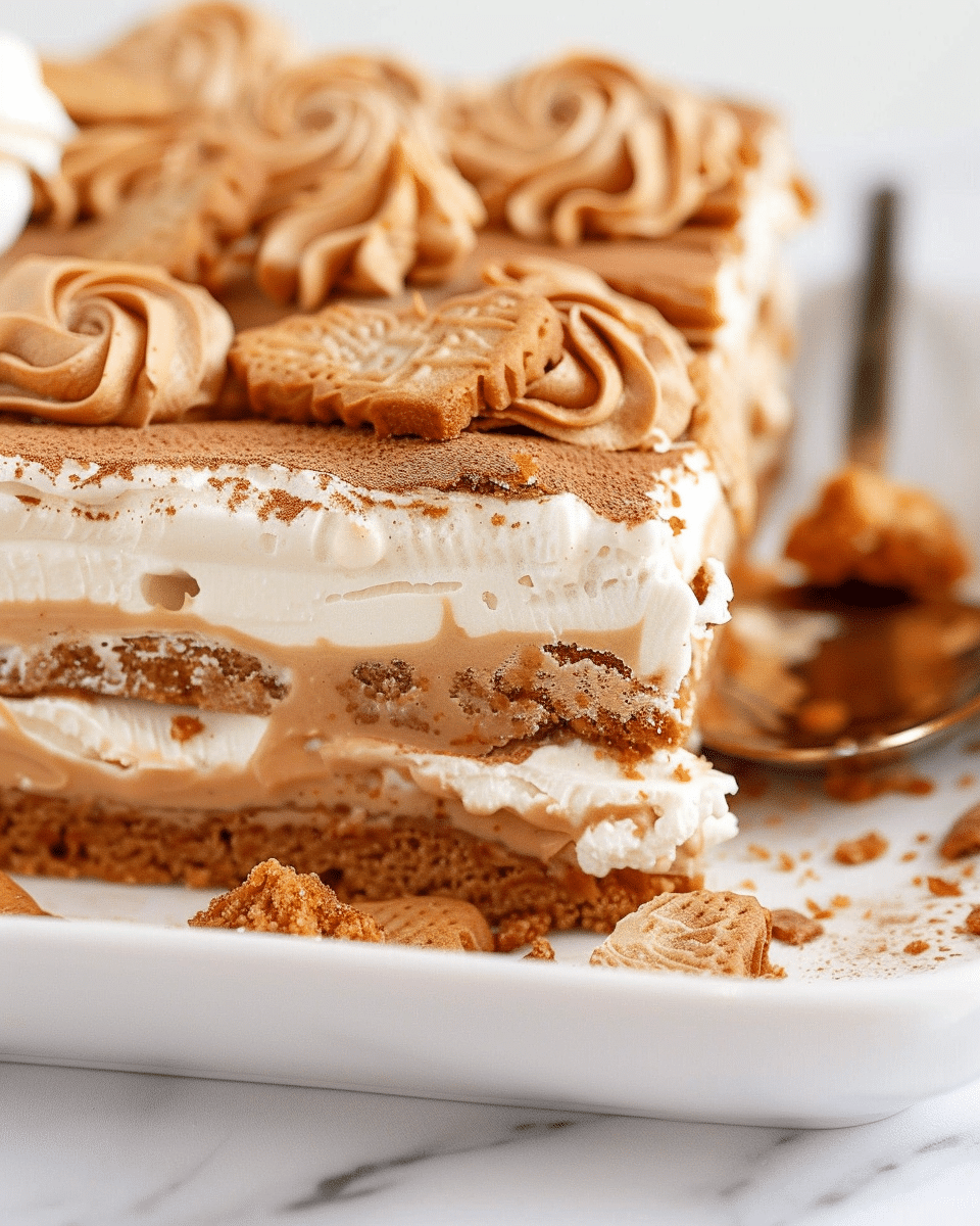 Biscoff Icebox Cake