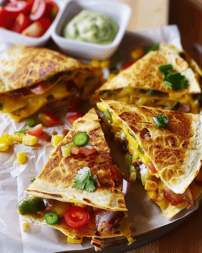 Breakfast Quesadillas with Eggs and Vegetables