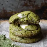 Brown Butter Matcha White Chocolate Chip Cookies