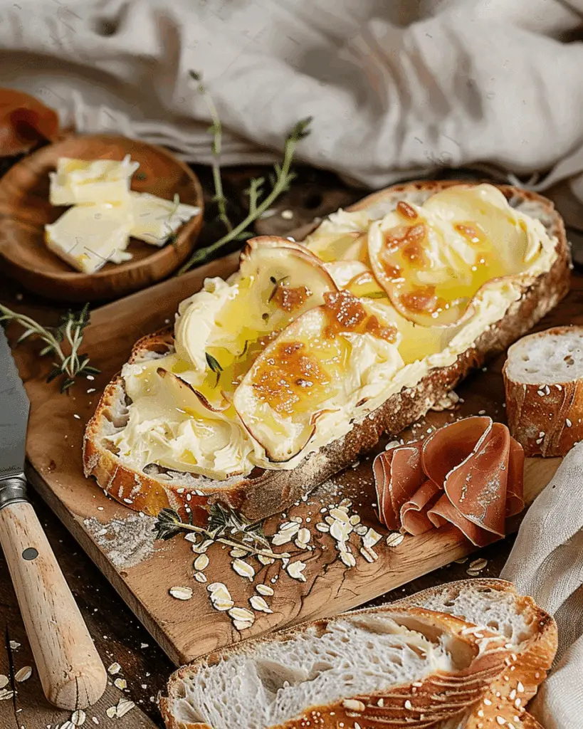 Butter Board with Fresh Bread