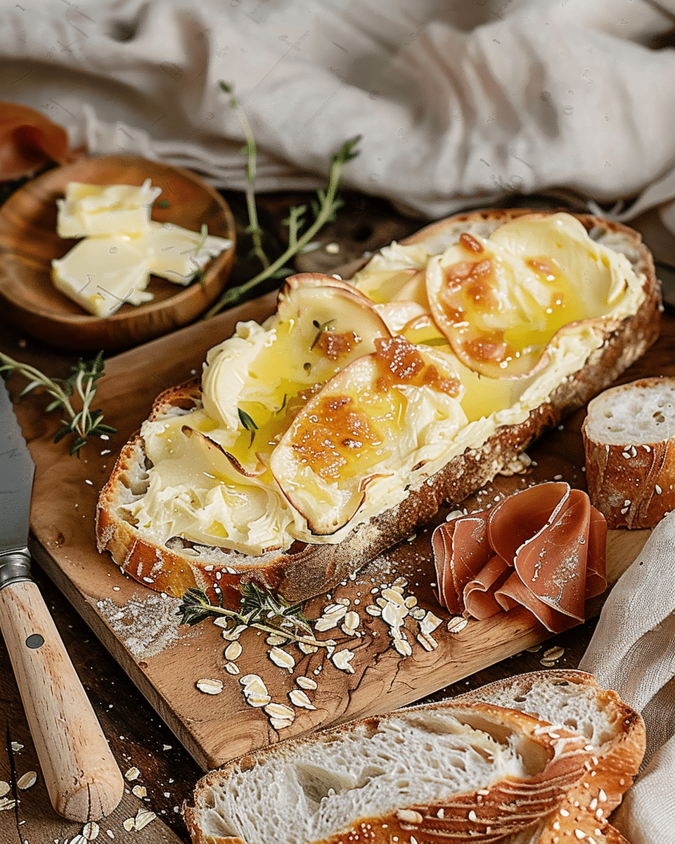 Butter Board with Fresh Bread