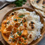 Butter Chicken with Garlic Naan