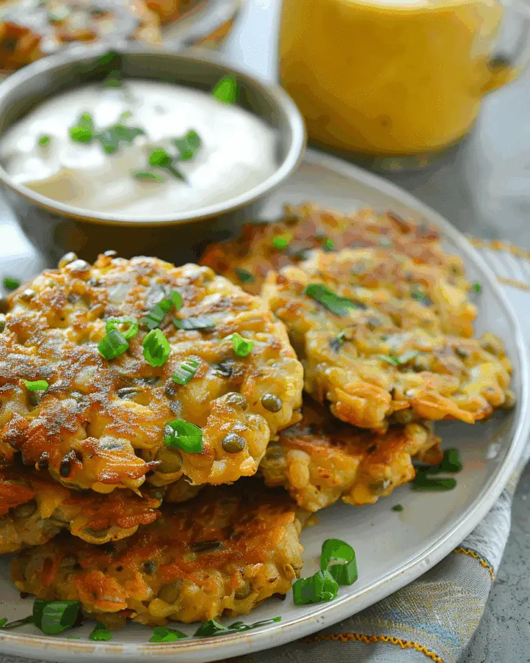 Crispy Lentil Fritters