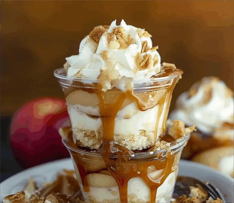 Caramel Apple Dessert Cups
