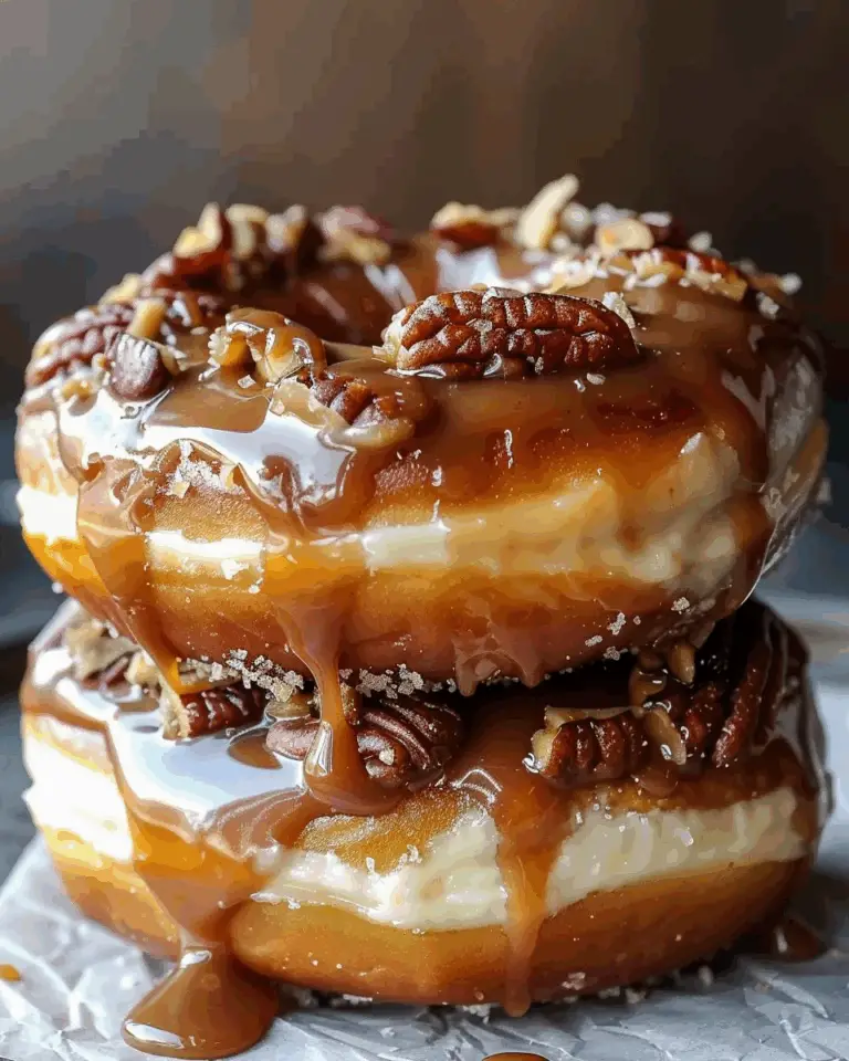 Caramel Pecan Cheesecake Donut