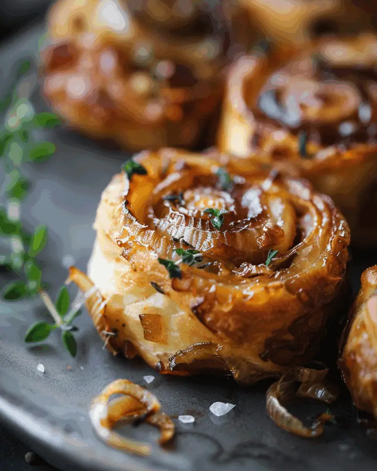 Caramelized Onion Rolls with Thyme