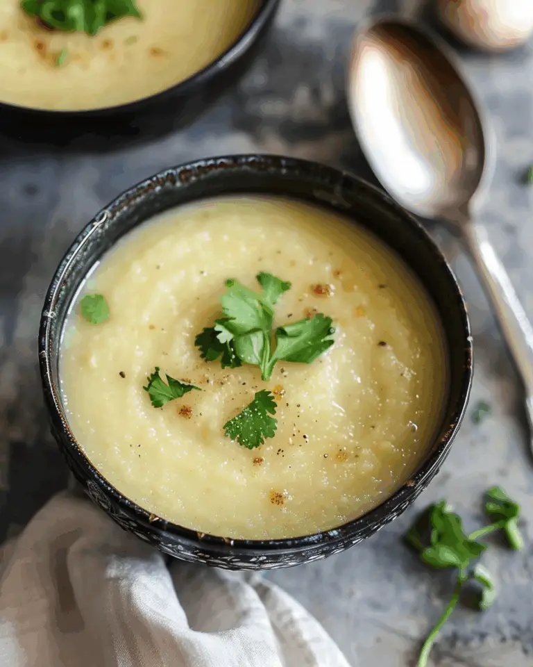 Celeriac and Potato Soup