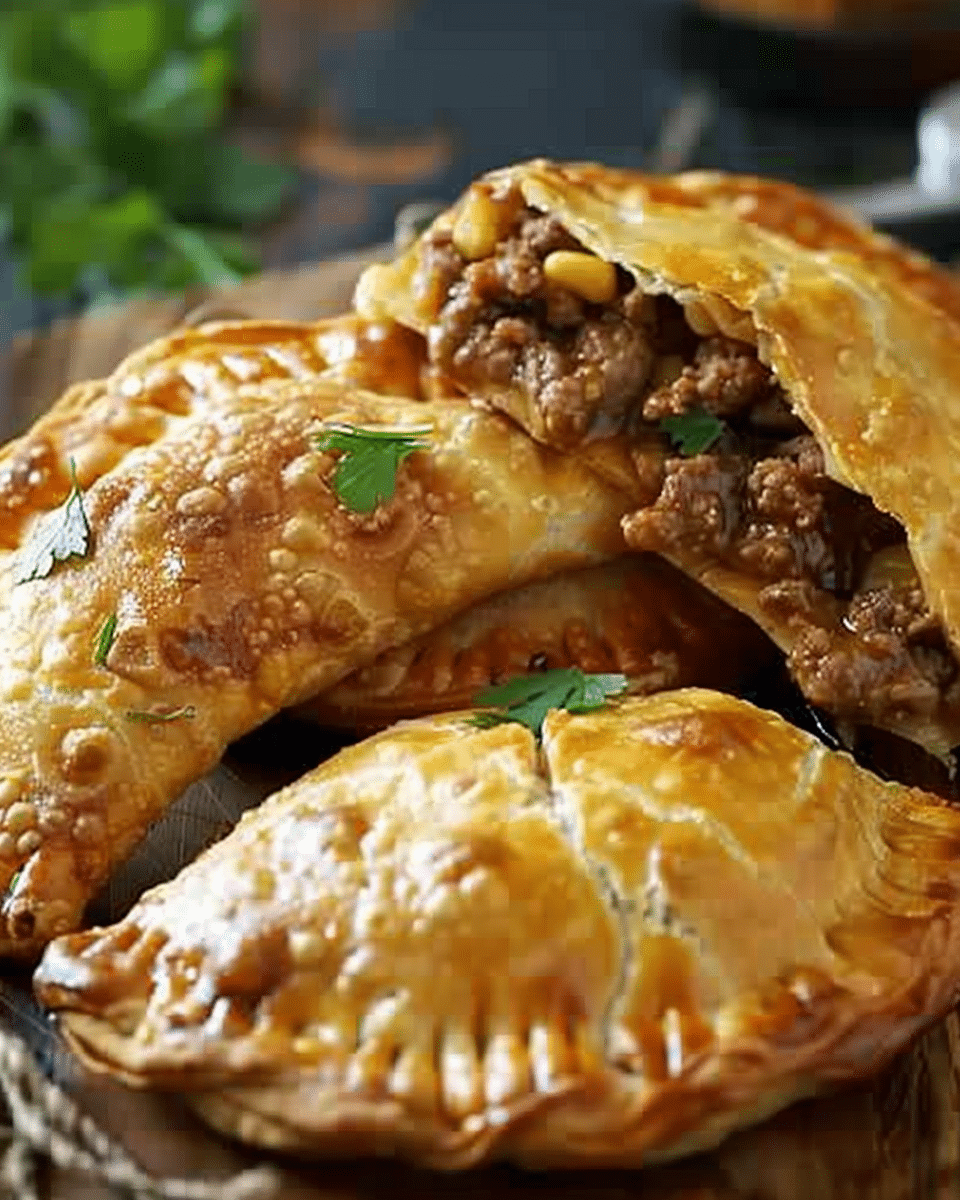 Cheesy Beef Empanadas