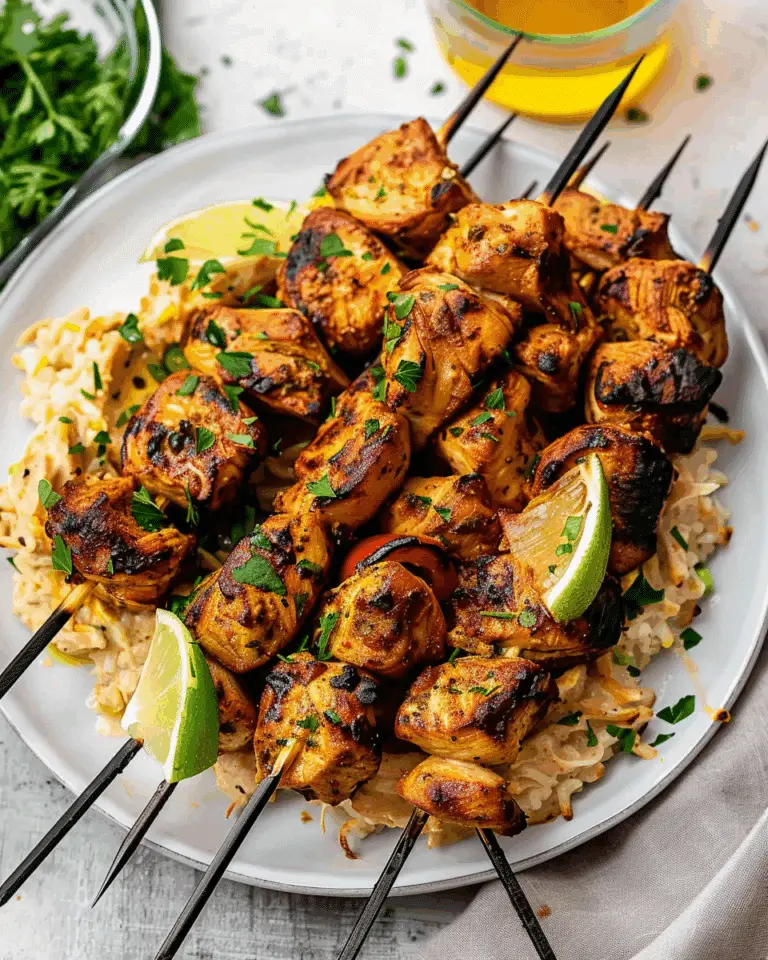 Chicken Shawarma Skewers