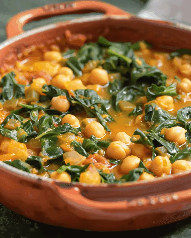Chickpea and Spinach Stew