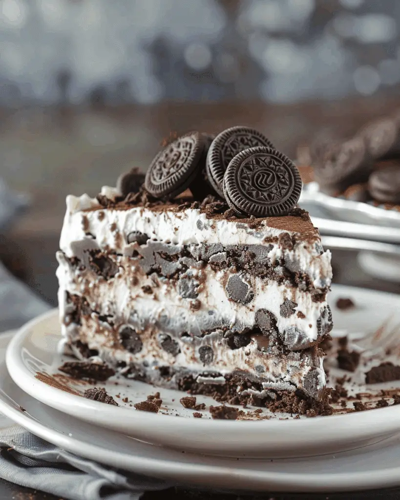 Chocolate Oreo Icebox Cake