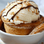 Churro Ice Cream Bowls