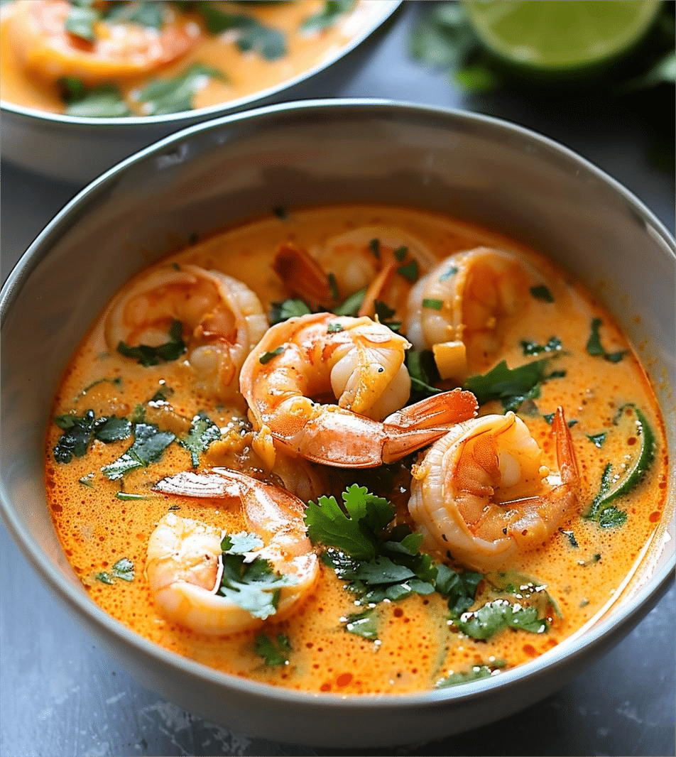 Coconut Curry Shrimp Soup