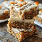 Cottage Cheese Carrot Cake Bars