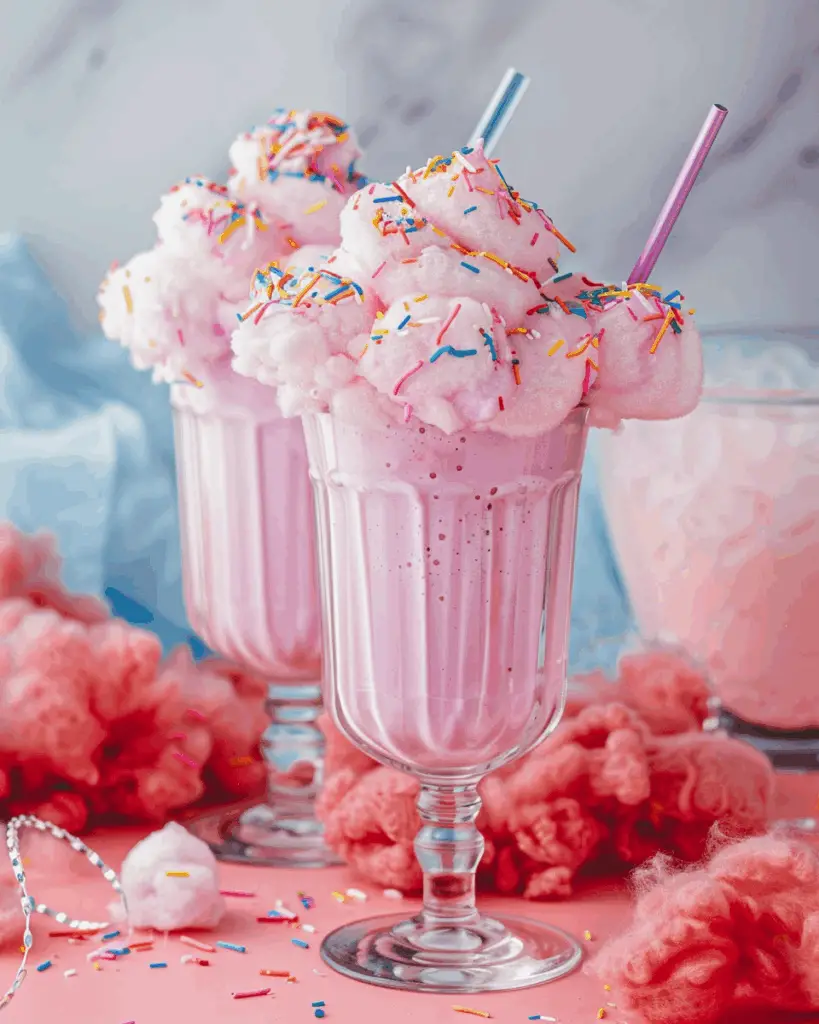Cotton Candy Milkshake