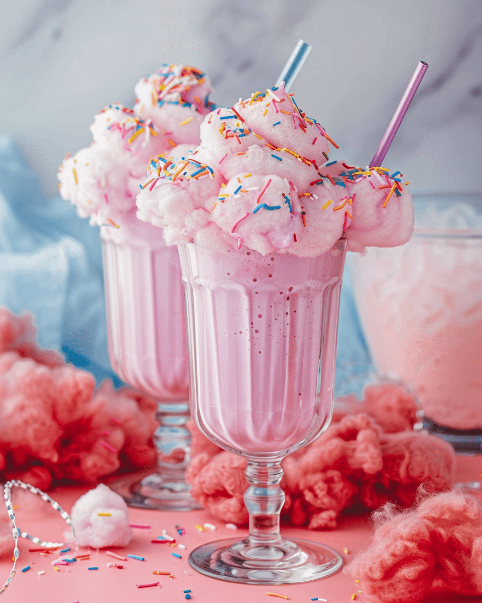 Cotton Candy Milkshake