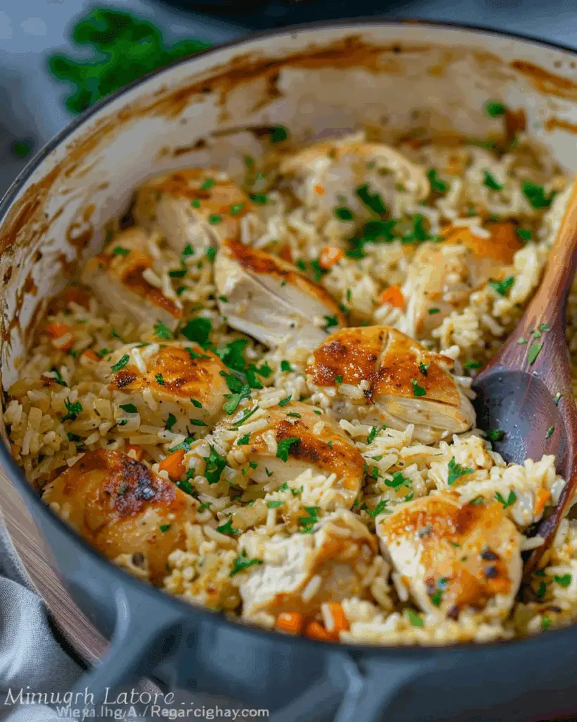 Creamy Chicken And Rice