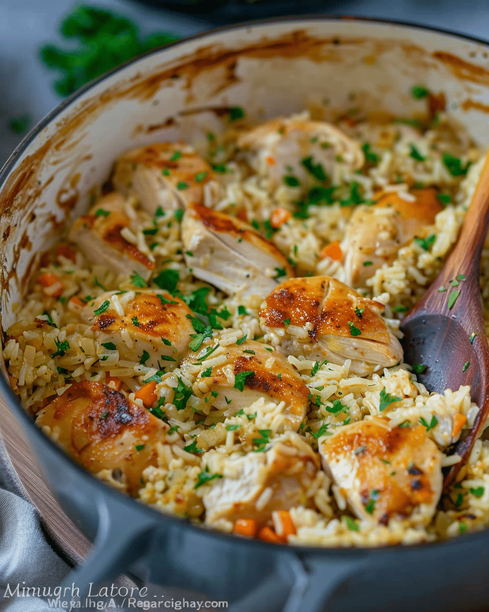 Creamy Chicken And Rice