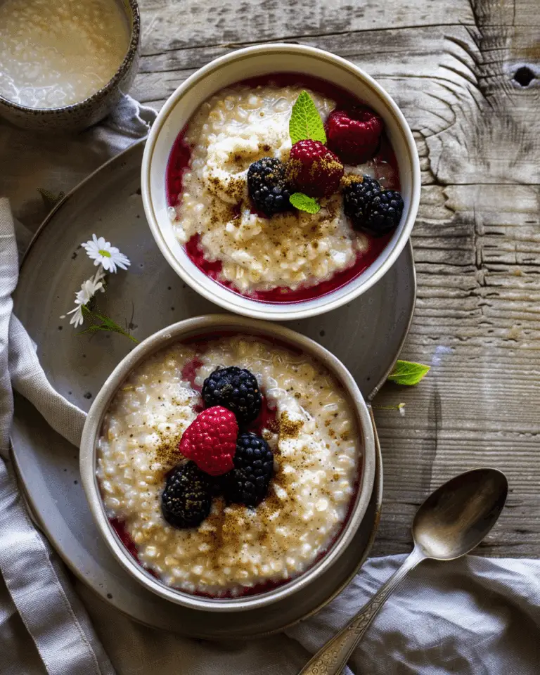 Creamy Millet Porridge