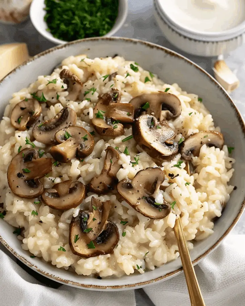 Creamy Mushroom Risotto