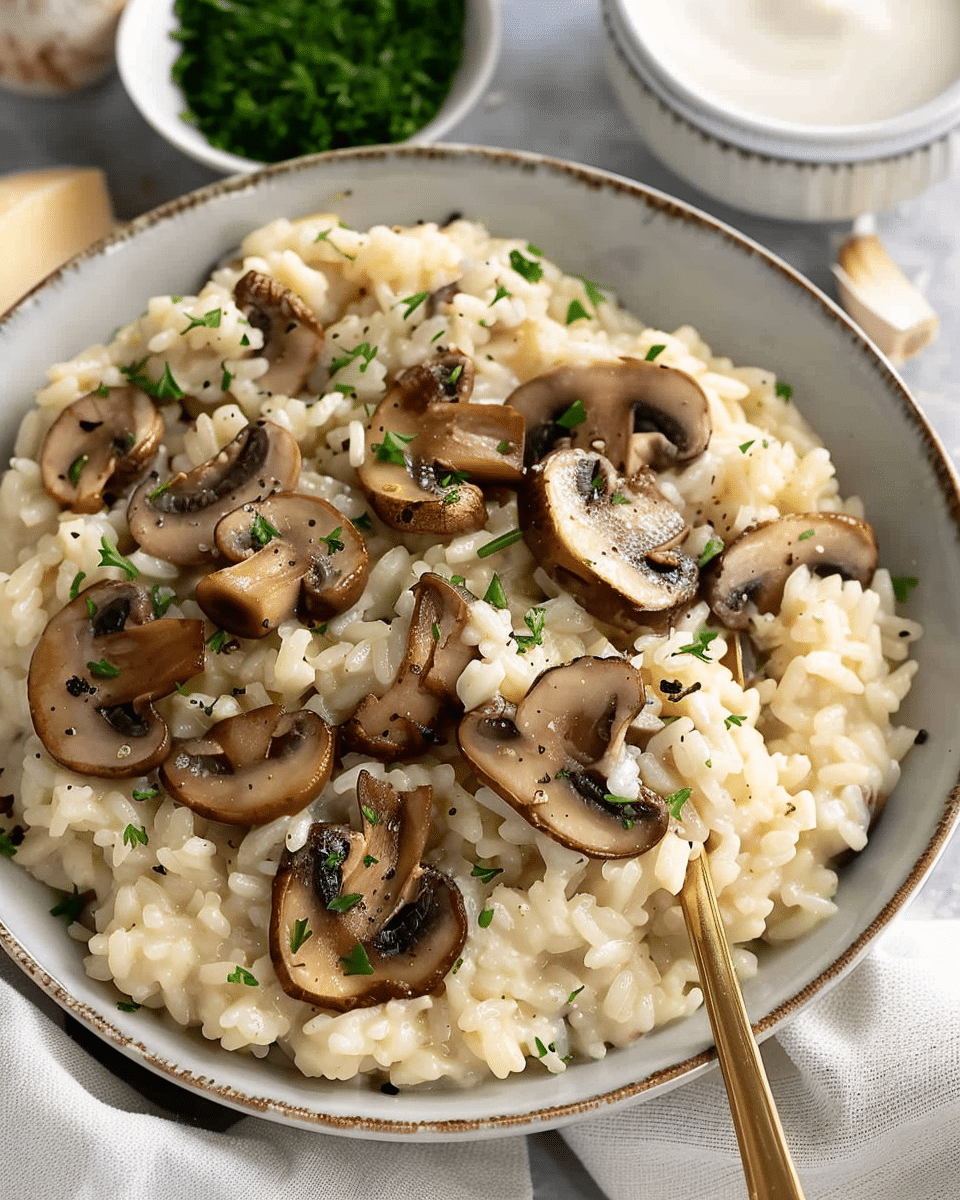Creamy Mushroom Risotto