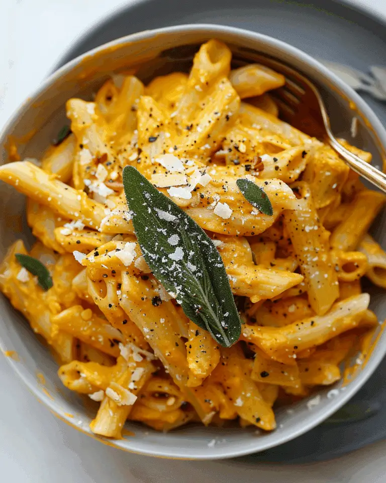 Creamy Pumpkin Sage Pasta