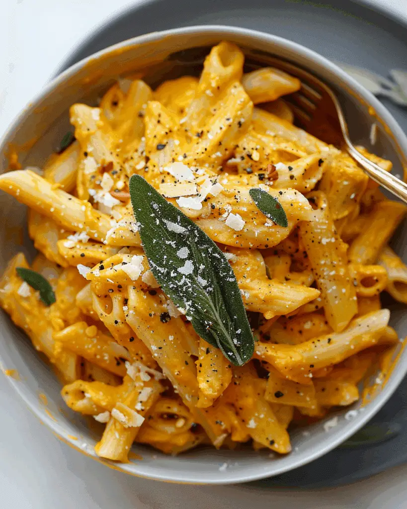 Creamy Pumpkin Sage Pasta