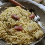 Creamy Garlic Parmesan Orzo