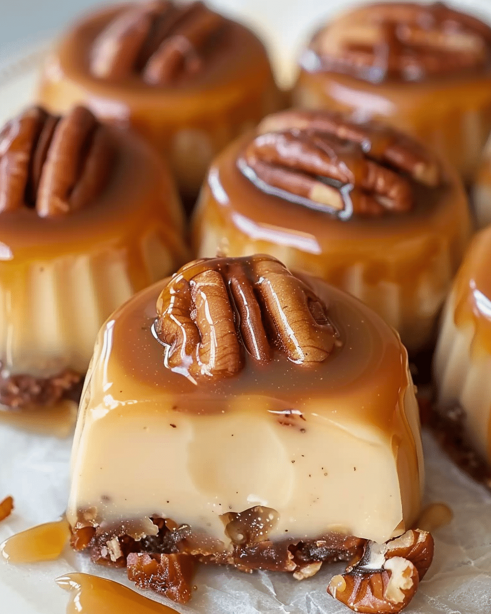 Crème Brûlée Caramel Pecan Pralines