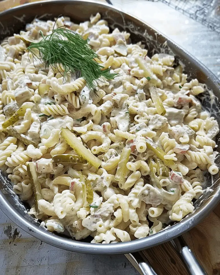 Dill Pickle Pasta Salad