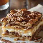 Caramel Pecan Pie Lasagna