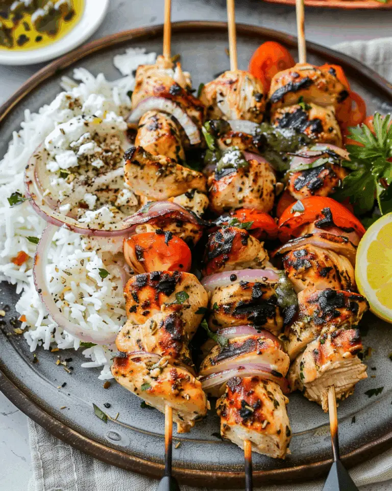 Easy Chicken Souvlaki