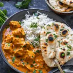Easy Chicken Tikka Masala with Stove-Top Garlic Naan