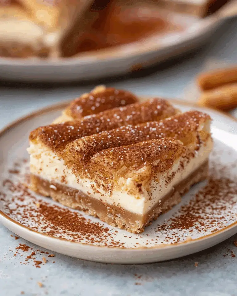 Churro Cheesecake Bars