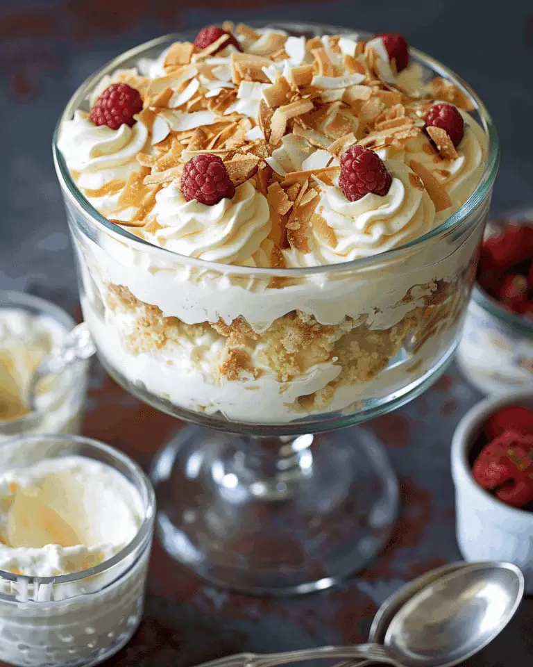 Easy Coconut Cream Trifle