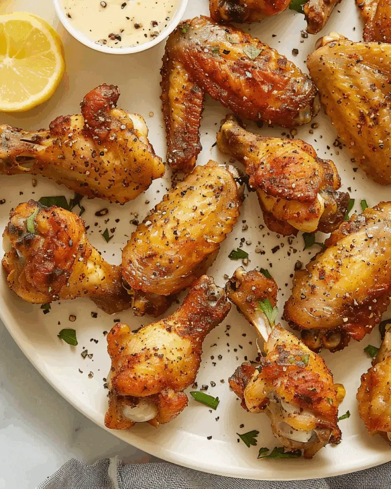 Easy Lemon-Pepper Chicken Wings