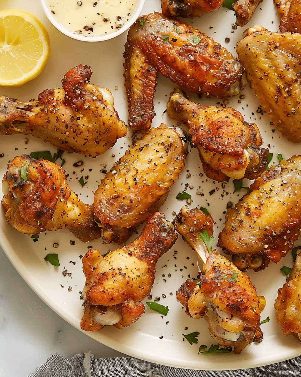 Easy Lemon-Pepper Chicken Wings