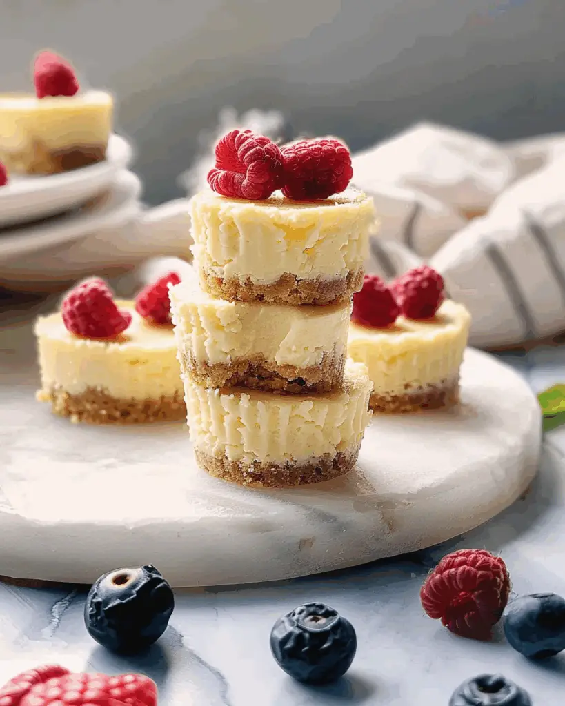 Easy Mini Cheesecake Bites