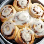 Easy No‑Knead Cinnamon Rolls With Cream Cheese Icing